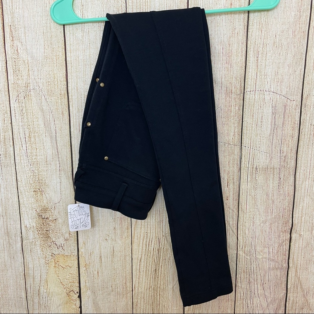 Free People Dark Blue Skinny Ankle Length Pants Sz 25 - Picture 2 of 10